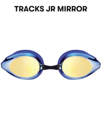 Ochelari de înot pentru copii ARENA Tracks Junior Mirror cu lentile oglindă - protecție UV, tratament anti-aburire, 4 punți nazale interschimbabile, garnitură din silicon 3