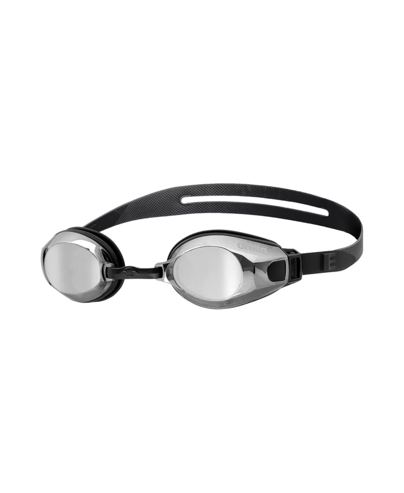 Plavecké okuliare Arena Zoom X-FIT Mirror – čierne, unisex, pretekárske plavecké okuliare so zrkadlovými sklami