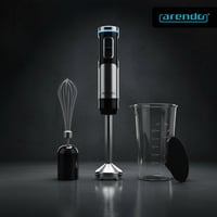 Arendo Akkumulátoros Kézi Mixer 200W Rozsdamentes Acél Turmixbot Habverő Készlet 7