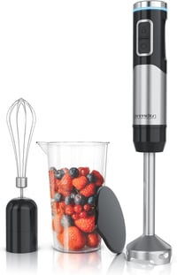 Arendo Akkumulátoros Kézi Mixer 200W Rozsdamentes Acél Turmixbot Habverő Készlet 1
