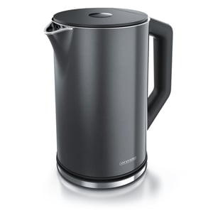 Arendo Elegant kuhalo za vodu od nehrđajućeg čelika, 2200 W, 1,5 l - biserno siva