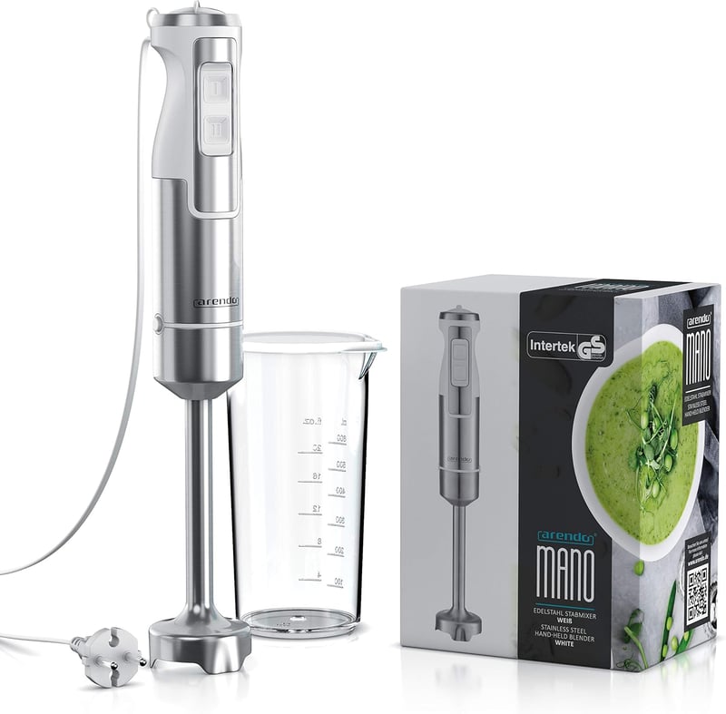Arendo rozsdamentes acél kézi turmixgép 1000W