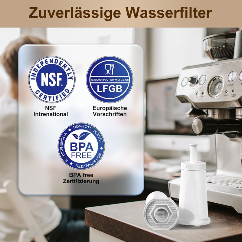 ARETHONE Vízszűrő Sage Barista Express Pro Kávéfőzőhöz 3db Csomag