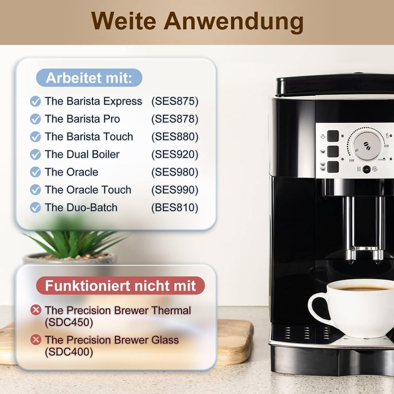 ARETHONE Vízszűrő Sage Barista Express Pro Kávéfőzőhöz 3db Csomag