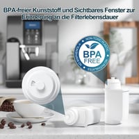 ARETHONE Vízszűrő Siemens EQ3/EQ6/EQ9/EQ500 Bosch Vero kávéfőzőhöz 4db 3