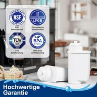 ARETHONE Vízszűrő Siemens EQ5 EQ6 EQ9 EQ500 S700 Kávéfőző Gépekhez, Bosch TCZ7003 TCZ7033 Kompatibilis Szűrőbetét 6 Darabos Csomag 2