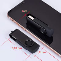 Set 3 stickuri USB AreTop 16GB, pendrive USB 2.0 rotativ la 360°, în 3 culori diferite 7