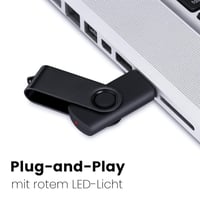 Set 3 stickuri USB AreTop 16GB, pendrive USB 2.0 rotativ la 360°, în 3 culori diferite 3