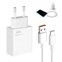 Rýchlonabíjačka argtnayk 33W USB-C pre Xiaomi 14, 13, 12, 11, 10 Lite 5G, 10T, s 2-metrovým USB-C káblom, na cesty a do kancelárie 1