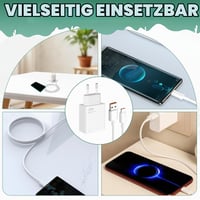 Rýchlonabíjačka argtnayk 33W USB-C pre Xiaomi 14, 13, 12, 11, 10 Lite 5G, 10T, s 2-metrovým USB-C káblom, na cesty a do kancelárie 5
