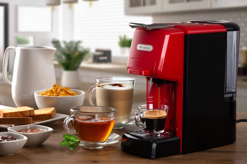 Ariete 1304/1 Kávéfőző 1350W, 19 bar, 0,7L tartály, piros
