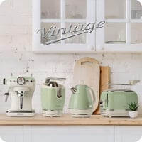 Ariete 156/04 Vintage Négy Szeletes Toaster Zöld 7