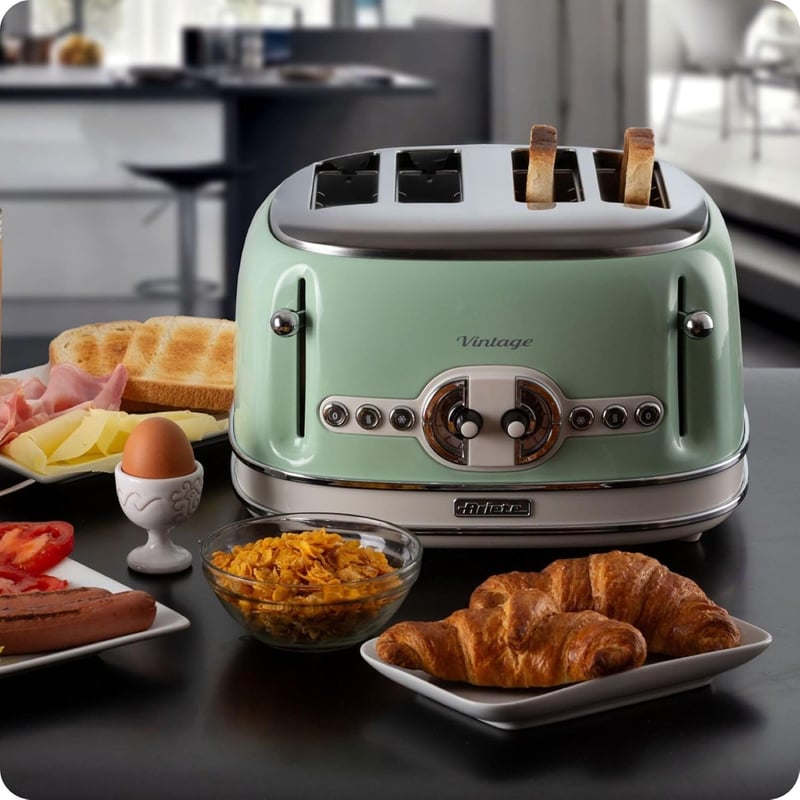 Ariete 156/04 Vintage Négy Szeletes Toaster Zöld