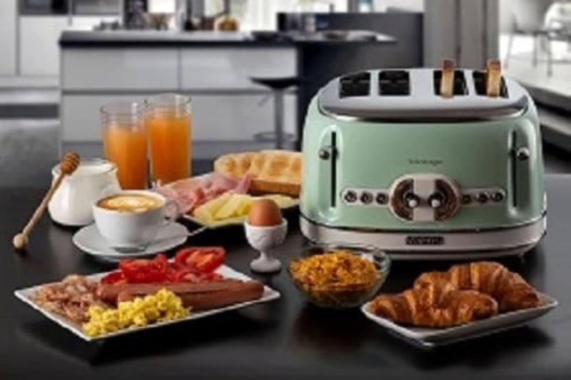 Ariete 156/04 Vintage Négy Szeletes Toaster Zöld