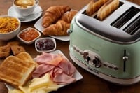 Ariete 156/04 Vintage Négy Szeletes Toaster Zöld 9