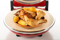 Elektrická pec na pizzu Ariete 909, kamenná doska, 400 °C, 1200 W, 30-minútový časovač — Silne opotrebovaný stav (stav: pozri 2. obrázok) 11
