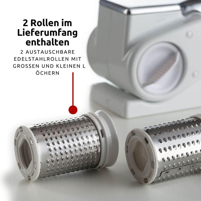 Ariete Reiber-44 rozsdamentes acél reszelő fehér
