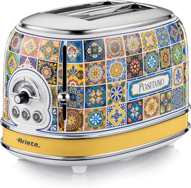 Ariete Toaster 155 Positano 2 szeletes kenyérpirító, 6 fokozat, 810 W