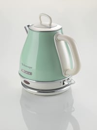 Ariete Vintage 2868 Retro električno kuhalo za vodu - 1 L, 1630 W, bežična baza od 360°, automatsko isključivanje, nehrđajući čelik, zeleno 5