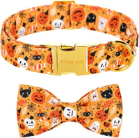 ARING PET Halloween kutyanyakörv tökös masnival, állítható méret, kicsi-nagy kutyáknak 1