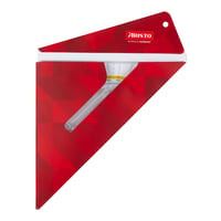Echer Aristo AR18032B Geodreieck AR1555/2 cu husă de protecție Geocover, 22,5 cm, mâner fix, striații pentru tuș, închidere magnetică 5
