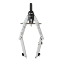 Set compas Aristo AR80084 College, 5 piese, reglare rapidă, cu mine de rezervă pentru creion mecanic de 0,5 mm, adaptor, argintiu-negru 3