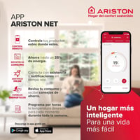 Boiler electric Ariston Velis Pro WiFi, 50 litri, design plat, funcție ECO EVO, consum redus de energie, 79,7 x 27,5 x 51,1 cm 6