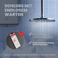 Boiler electric Ariston Velis Pro WiFi, 50 litri, design plat, funcție ECO EVO, consum redus de energie, 79,7 x 27,5 x 51,1 cm 3