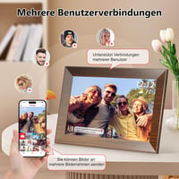 ARJudy 10.1" WiFi digitális képkeret 32GB IPS érintőképernyő automatikus forgatás 6