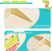 Ark miido Fa Egyensúlyozó Deszka Gyerekeknek Wobble Board Balanszírozó Tréner 6