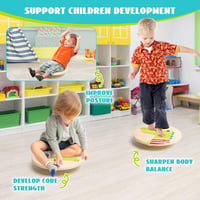 Ark miido Fa Egyensúlyozó Deszka Gyerekeknek Wobble Board Balanszírozó Tréner 3