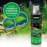 ARKA Algaway Sredstvo za uklanjanje algi iz akvarija 118 ml - Protiv končastih, točkastih i zelenih algi, bez bakra i sigurno za biljke, za slatkovodne akvarije 6