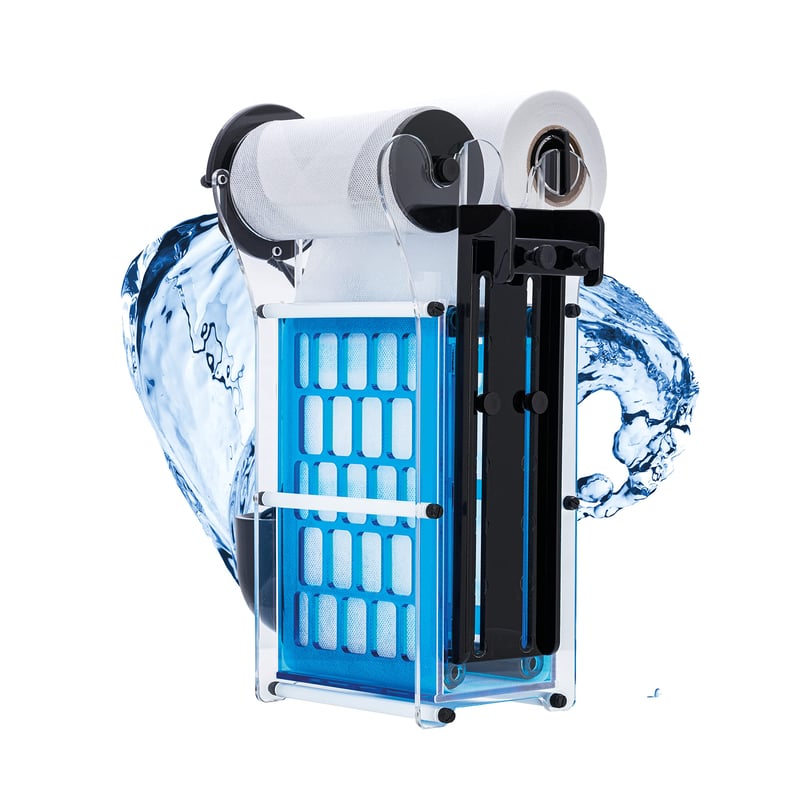 Filtru mecanic din lână ARKA Core CFF-1 pentru acvarii, max. 5000 l/h, filtrare eficientă a apei pentru acvarii marine și de apă dulce, eliminarea impurităților în suspensie