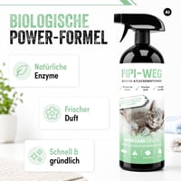ARKA Pipi Way Enzymatický čistič na odstraňovanie mačacieho moču 750 ml - Sprej na odstránenie zápachu z pohoviek, kobercov, textílií a áut - Organický, vhodný pre zvieratá 4