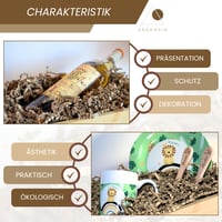 ARKANSIA Drvený sulfátový papier 200g na výplň darčekových krabíc a košov - Baliaci materiál, dekorácia, svadba, párty 3