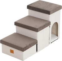 Arkyomi 3 lépcsős kutyalépcsõ tárolóval, 44 cm magas, macskáknak és idõs kutyáknak 8