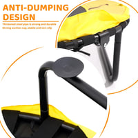 Arkyomi Gyermek Trambulin 101 cm - Sárga, Összecsukható Mini Ugrálófelület Beltéri és Kültéri Használatra, 2-4 Éves Gyerekeknek, 60 kg Teher 5