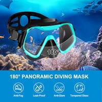 Arlierss 180° Panoráma Snorkel Maszk Felnőtteknek Anti-Köd 2