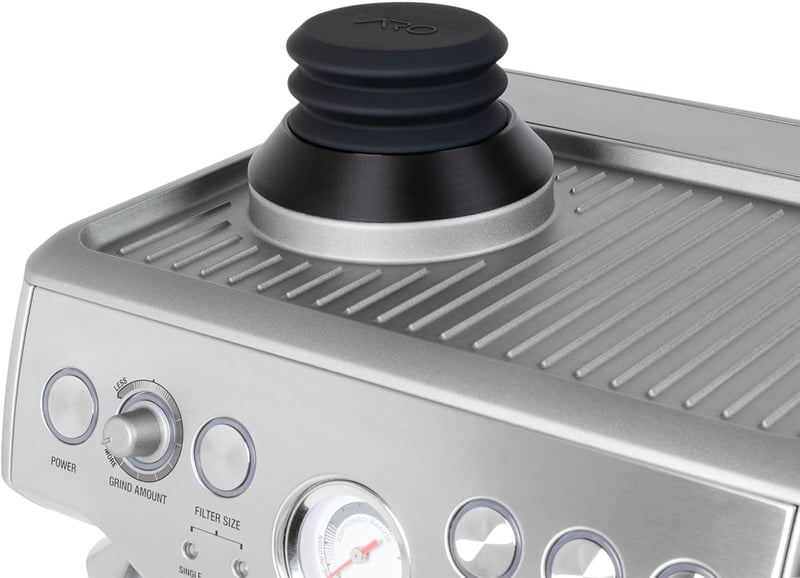 ARO Espresso Egyadagos Kávétölcsér Szilikon Fújtatóval és Anti-Popcorn Súllyal - Kompatibilis Breville/Sage Barista Express, Pro, Touch és I