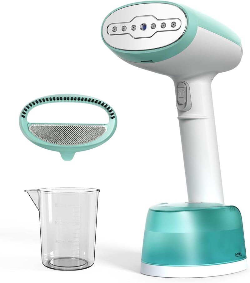 AROEVE 1500W Gőzölő Kézi Gőzvasaló 365ml Tartállyal Gyors Felmelegítés Hordozható
