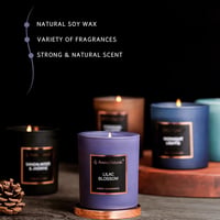 Aroma Naturals Lila Virág Illatgyertya 215g Természetes Szójaviasz 35 Óra 6