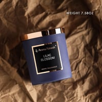 Aroma Naturals Lila Virág Illatgyertya 215g Természetes Szójaviasz 35 Óra 5