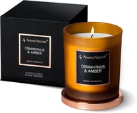 Aroma Naturals Luxus Illatgyertya 215g Osmanthus & Amber Szójawax 35 Óra 1