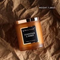 Aroma Naturals Luxus Illatgyertya 215g Osmanthus & Amber Szójawax 35 Óra 5