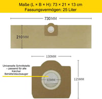 AromeLivii Kärcher WD3 WD2 porszívó zsák 10db 25L papír szűrő 4