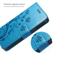 AROYI iPhone 13 Pro Max plava maskica s utorom za kartice i stalkom 7