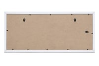 Moderný fotorámik ARPAN MDF 4 s paspartou, biely, s viacerými otvormi, na stenu 3