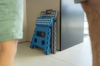 Scaun pliabil Arregui TB-039-G 29x22x39 cm, Gri – Scăriță pentru bucătărie și baie, treaptă pentru copii, capacitate 150 kg 7