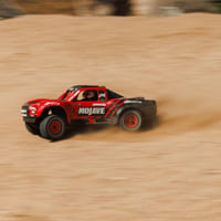 RC auto ARRMA Mojave Grom ARA2104T1, 1/18, jednosmerný motor, rýchlosť nad 30 km/h, vrátane batérie a príslušenstva, červeno-čierne 9