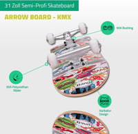 Arrow Board KMX Skateboard 22-31 inch Kezdőknek és Gyerekeknek Cruising Trükkök 4